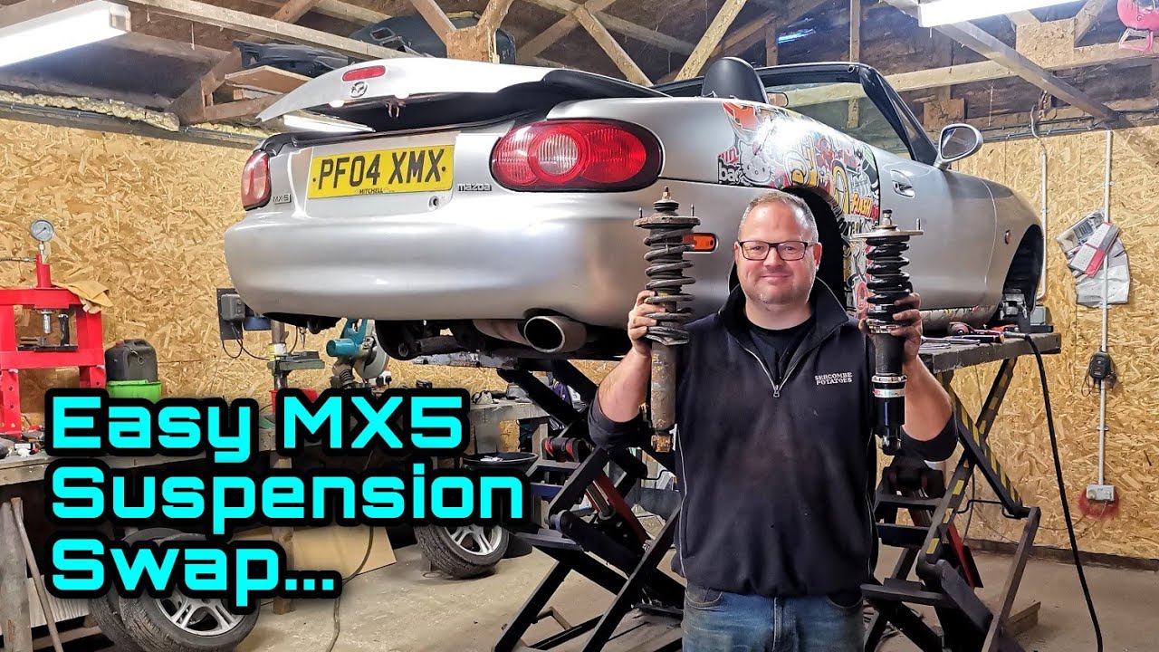 How To EASILY Fit Miata MX5 Suspension! BC Racing COILOVERS. DIY Guide.