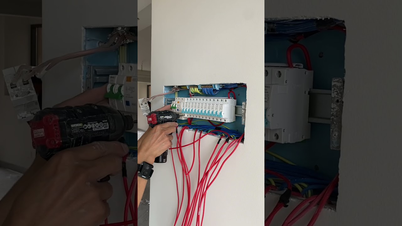 This is how I assemble an electrical box for a small house