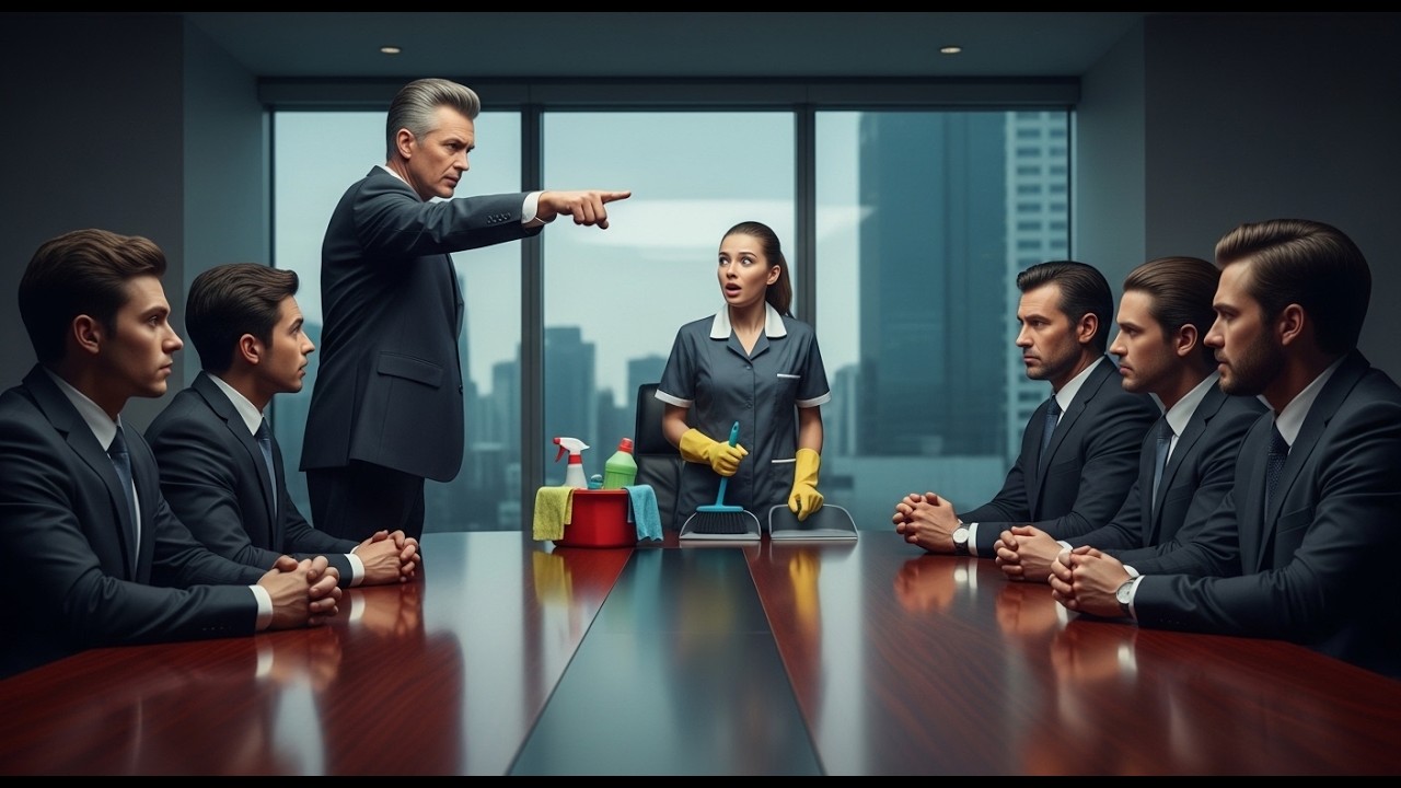 CEO DEMITE FAXINEIRA em REUNIÃO, mas SURGE a VERDADE OCULTA que TRANSFORMA tudo em 30 SEGUNDOS!