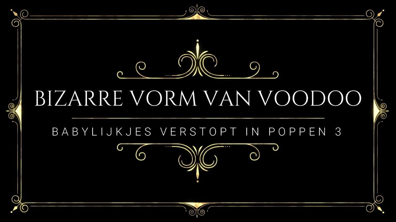 Bizarre vorm van voodoo - babylijkjes in poppen 3