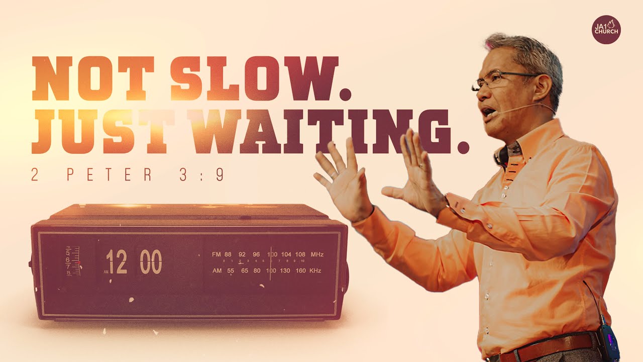 NOT SLOW. JUST WAITING. by Bishop Art Gonzales