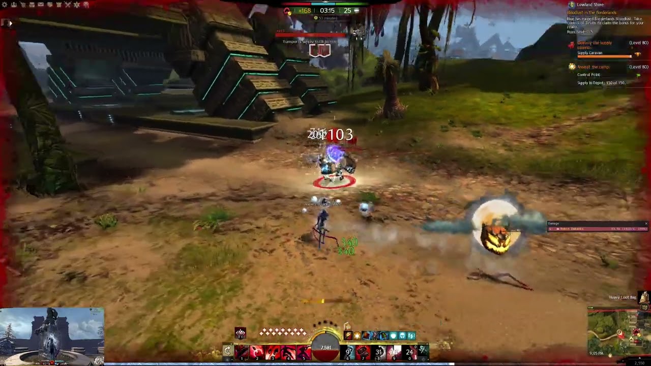 Roaming on OP Power Deadeye GW 2 World vs World