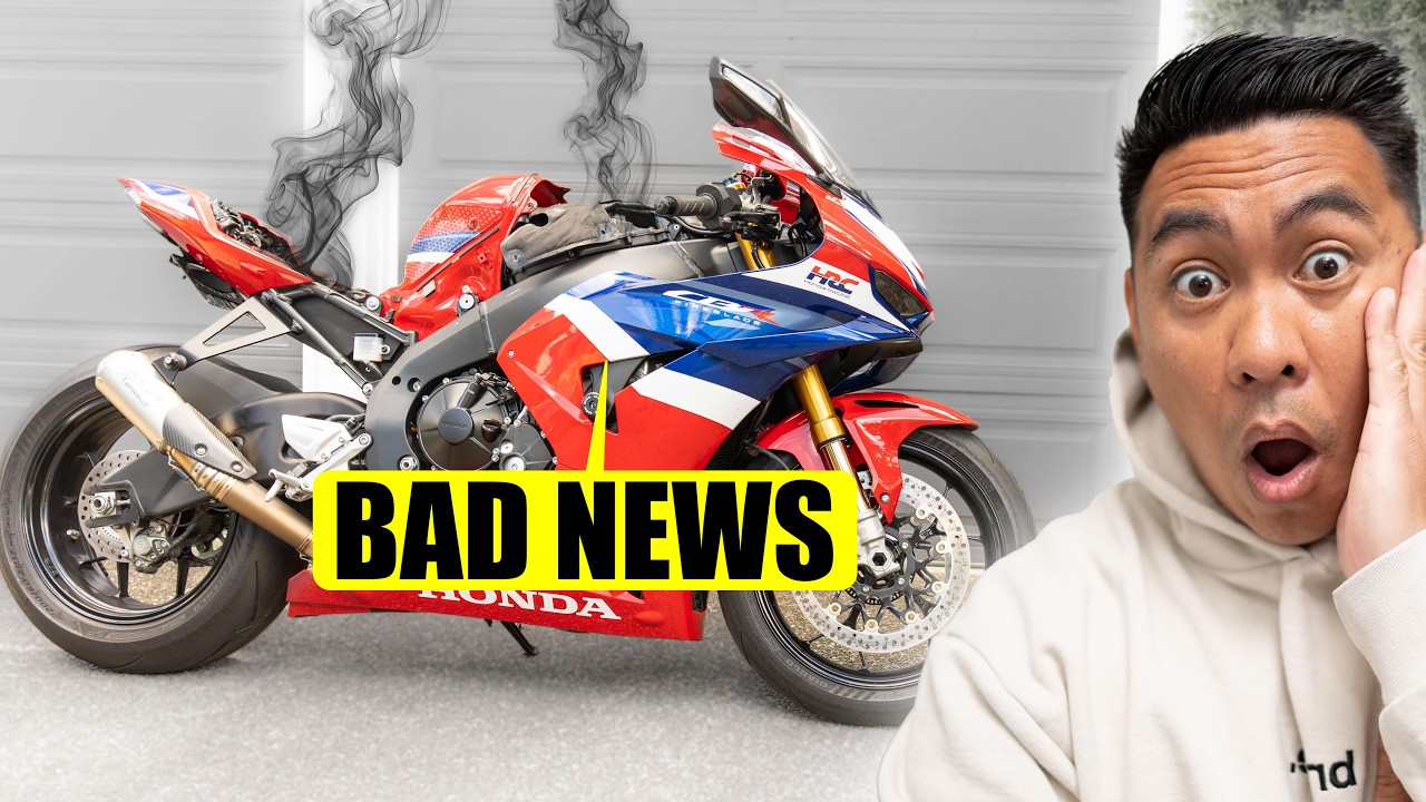 I broke my 2025 Honda CBR 1000RR R Fireblade SP