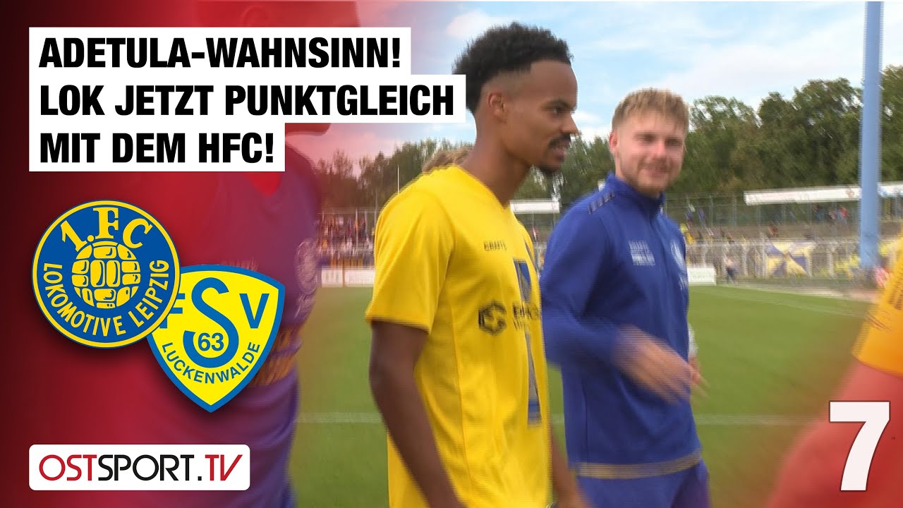 ADETULA-WAHNSINN! Lok punktgleich mit dem HFC: Lok Leipzig - Luckenwalde | Regionalliga Nordost