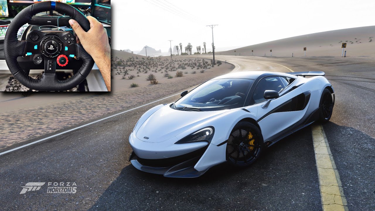 McLaren 600LT 560HP Forza Horizon 5 Logitech G29 Gameplay