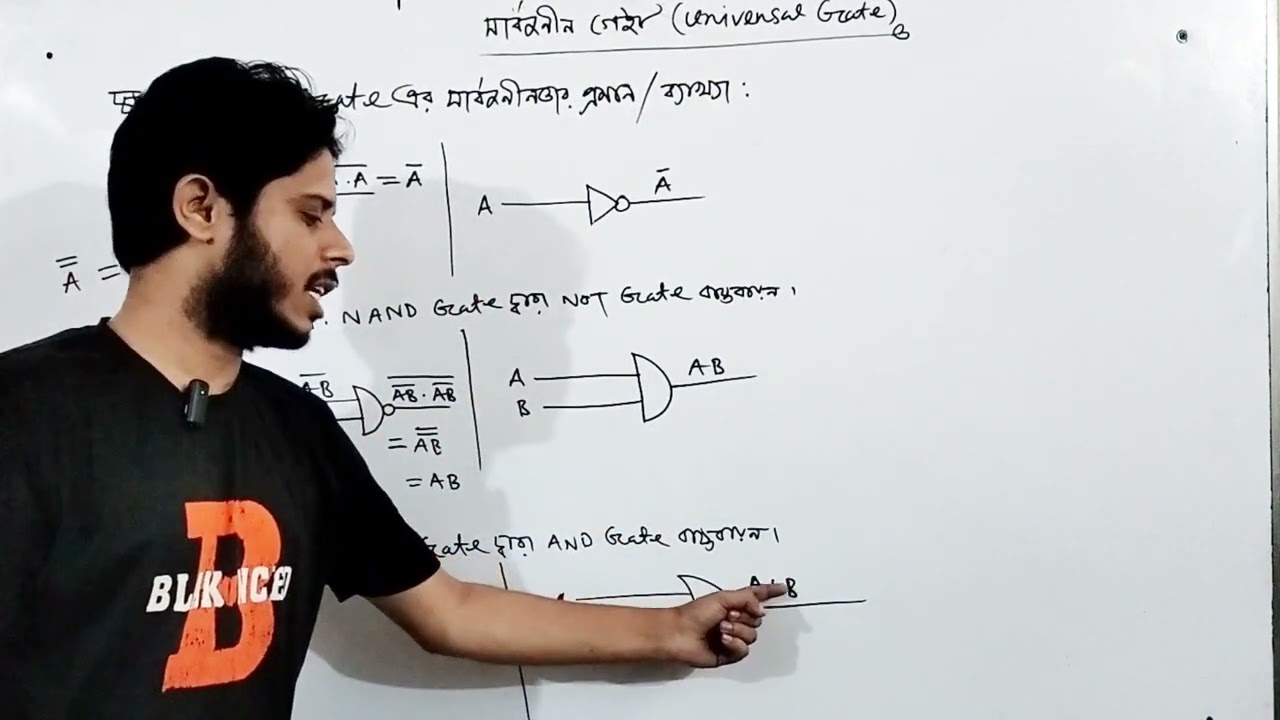 NAND Gate এর সার্বজনীনতার প্রমাণ বা ব্যাখ্যা || ICT BEACH || HSC ICT || Habib Sir