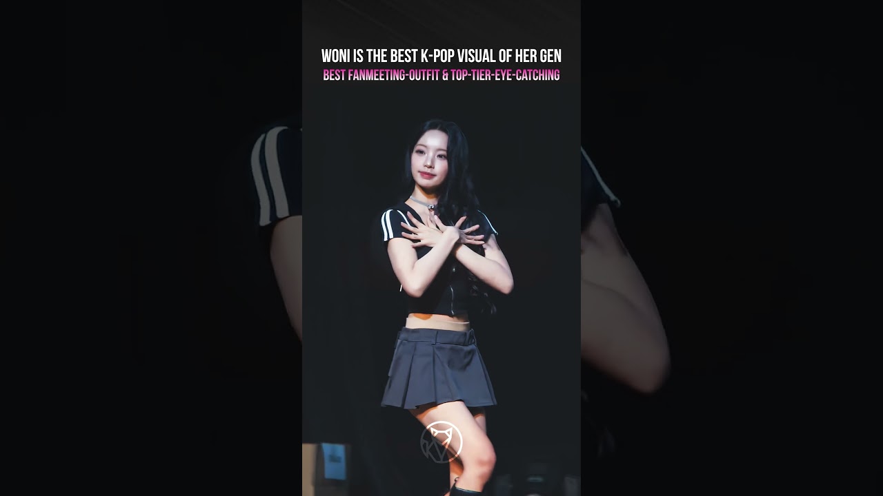 Woni the best K-pop visual of her gen; best outfit & eye-catching 👑🔥💖 | RESCENE DEJA VU FANCAM