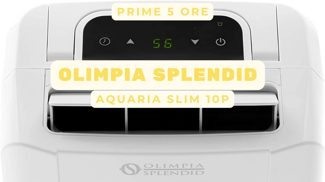 Prime 5 Ore Deumidificatore Olimpia Splendid Aquaria Slim 10P