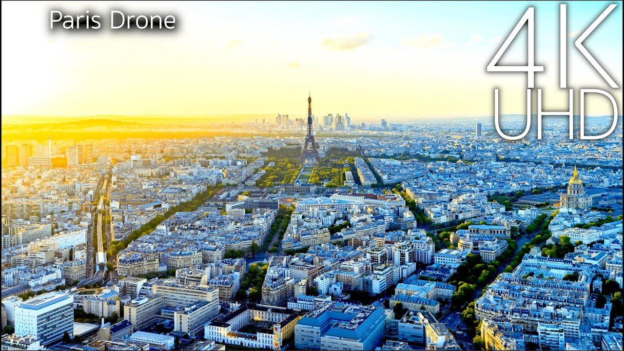 Paris in 4K UHD Drone