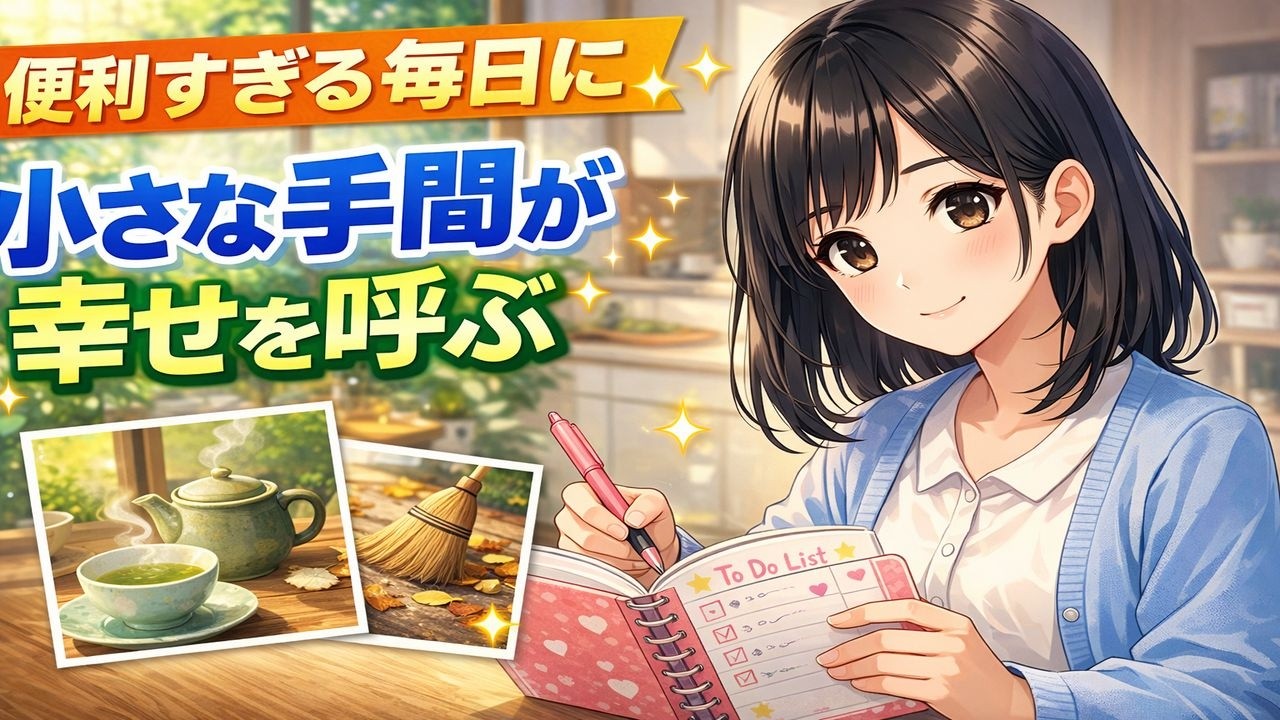 便利すぎる毎日に、心が追いついていない理由