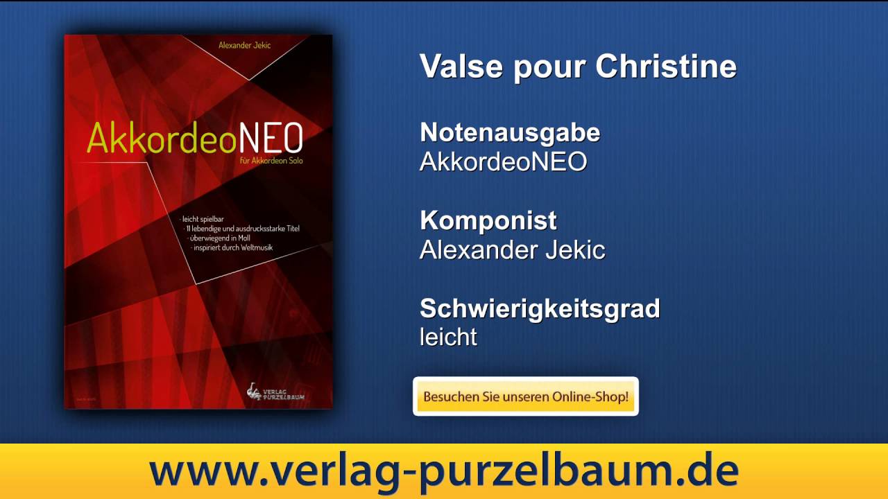 Valse pour Christine, von Alexander Jekic
