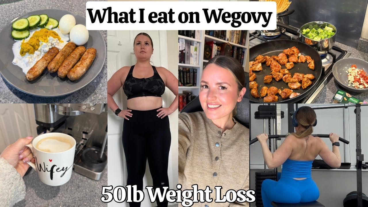 WHAT I EAT ON WEGOVY 50lb WEIGHT LOSS | Easy healthy meal ideas