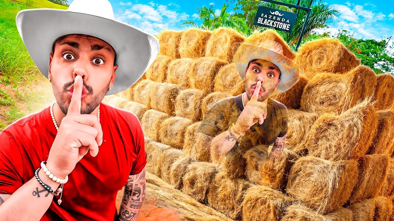 ESCONDE ESCONDE DE CAMUFLAGEM IMPOSSÍVEL NA FAZENDA  !