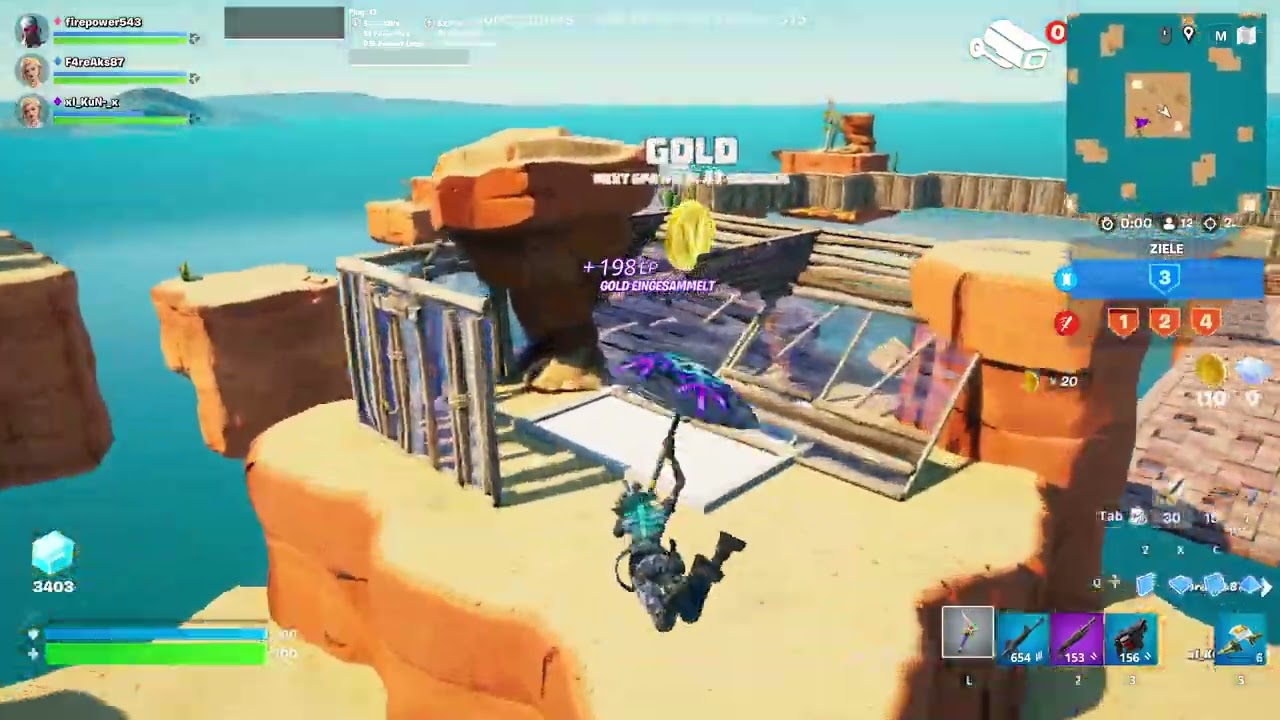 Fortnite Bedwars Gameplay PC