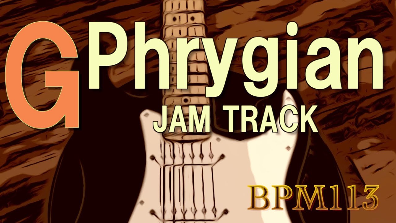G Phrygian Mode Scale - Groove Jam Backing Track