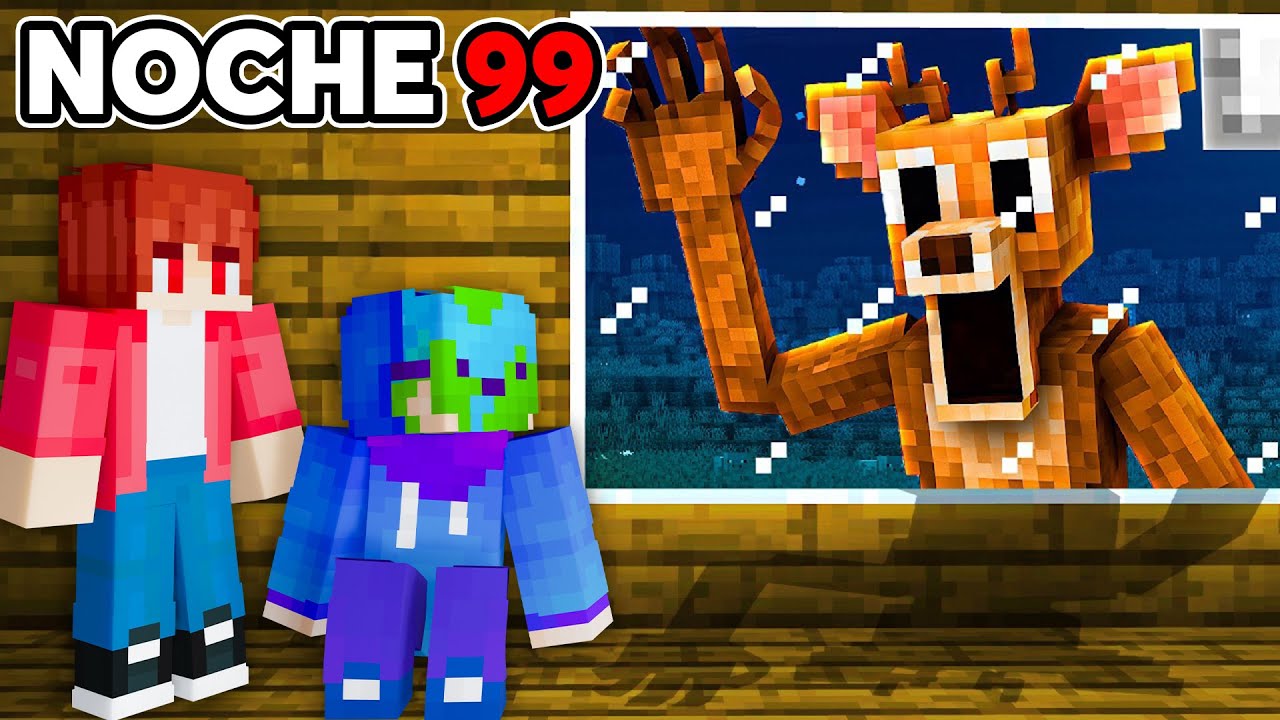 99 NOCHES en el BOSQUE en MINECRAFT!