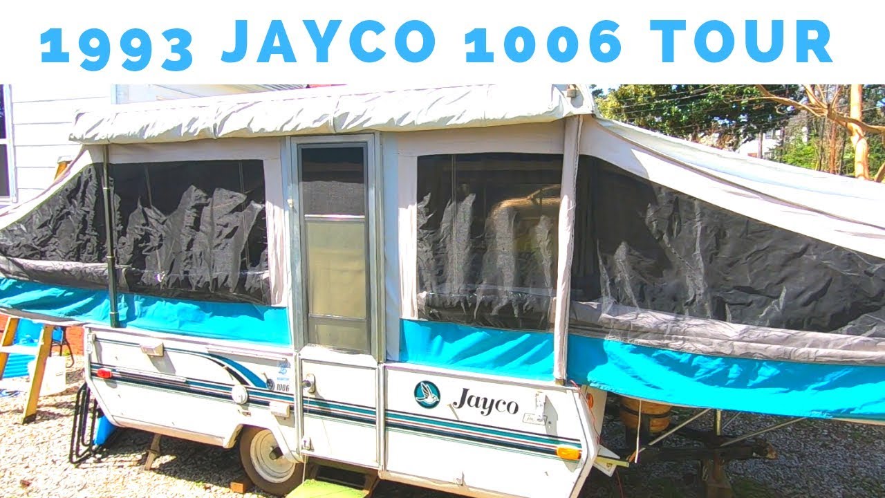 Pop-up Camper Tour // 1993 Jayco 1006