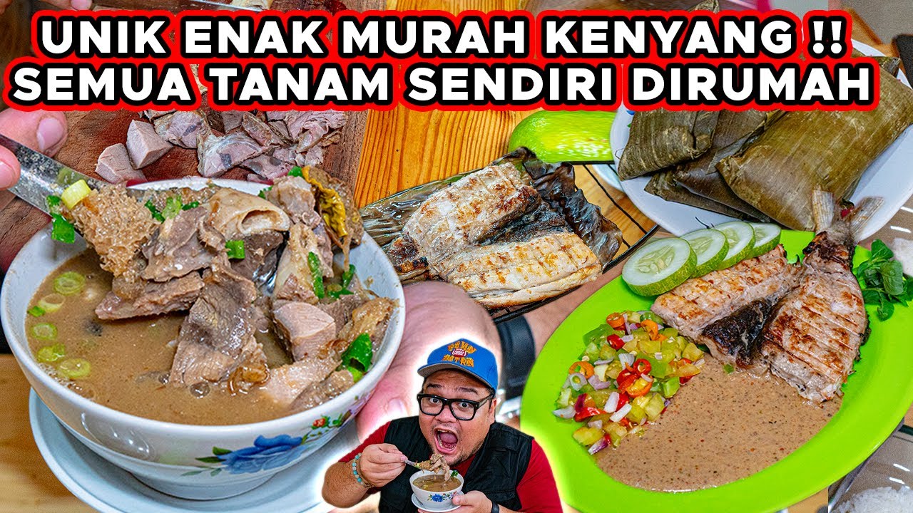 UNIK MURAH ENAK KENYANG PUAS DEH! HEBAT SEMUA NANEM SENDIRI DIRUMAH..