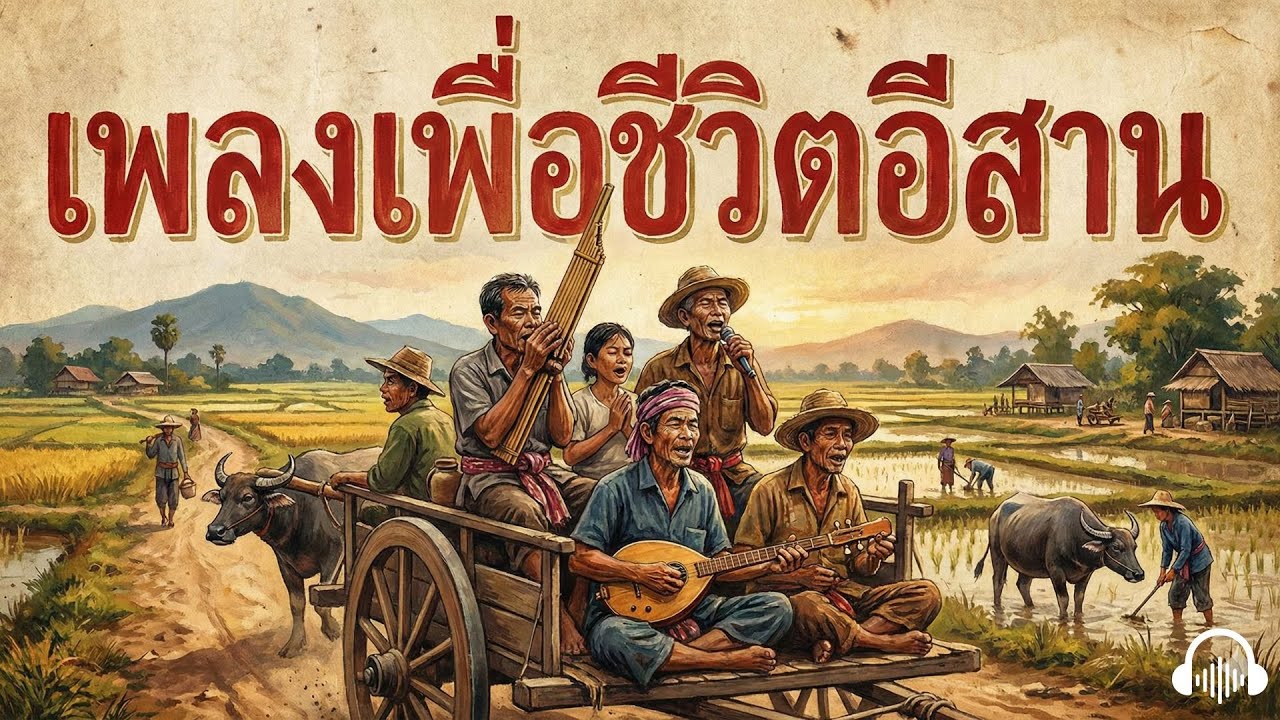 🔴ไลฟ์สด24ชั่วโมง.  รวมเพลงอีสานเพื่อชีวิต - ฟังเพลินยาวๆ【LONGPLAY】ไม่มีโฆษณาคั่น