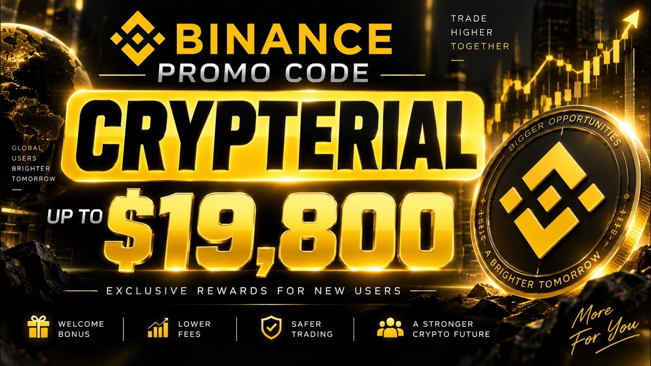 Binance Referral Code CRYPTERIAL 2026 | Promo Code: Up to $19,800 Bonus & Fee Discount