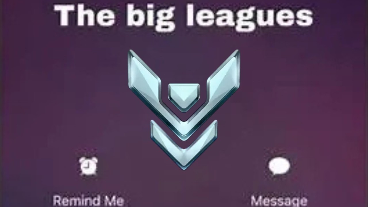 THE BIG LEAGUES HAVE CALLED ME