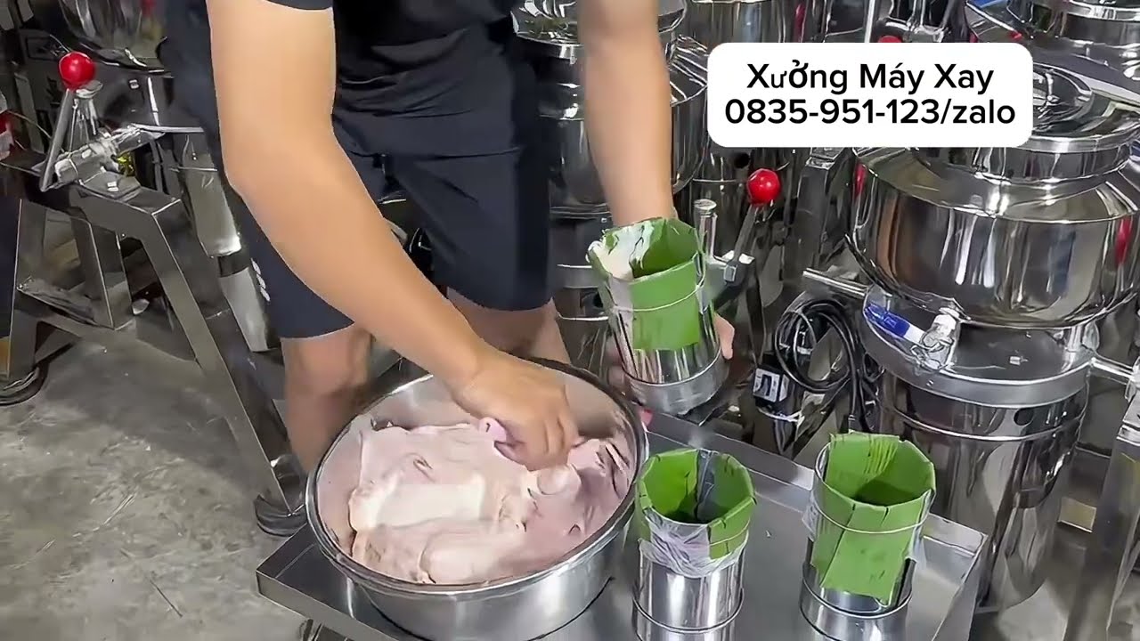 Máy Xay Giò Chả- Xưởng Máy Xay hướng dẫn xay giò chả tại nhà- 0835951123 #mayxaygio #xucxich