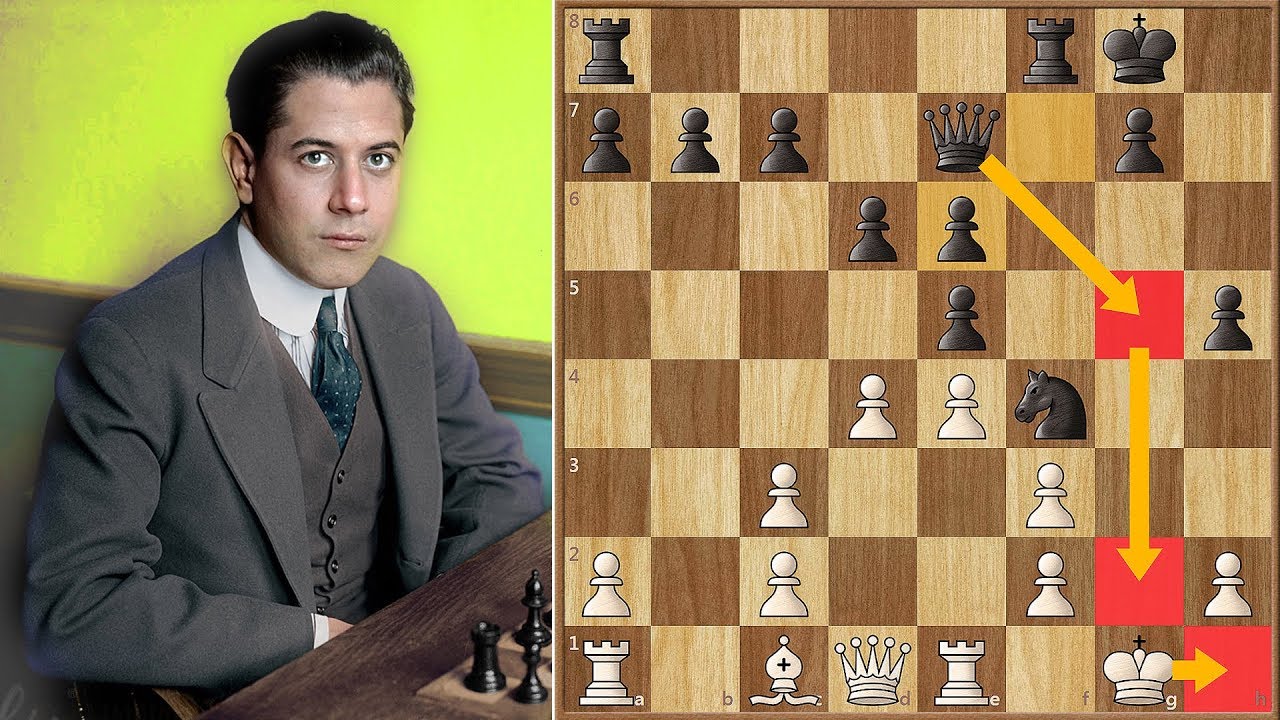 Triangle of Death || Bernstein vs Capablanca || Rice Memorial (1916)