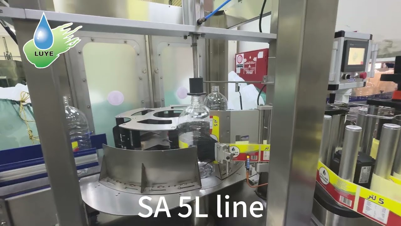 1200BPH 5L Water Bottle Filling Production Line In Saudi Arabia