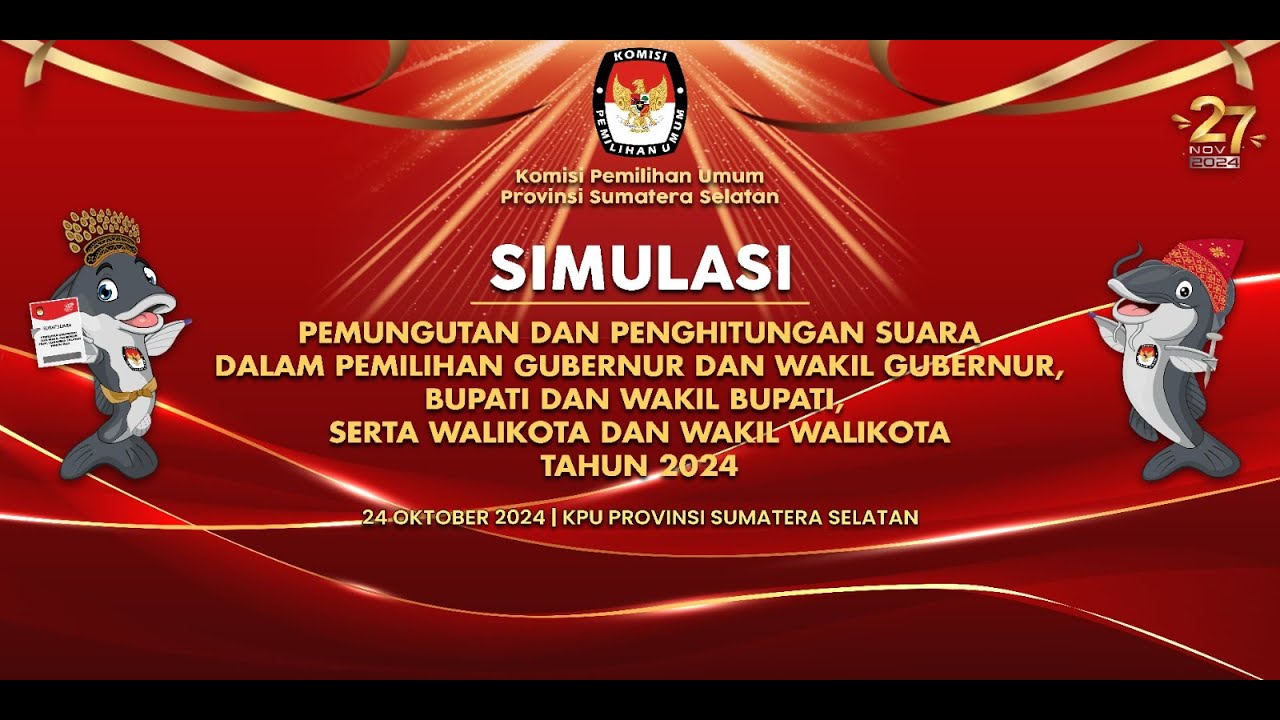 SIMULASI. PEMUNGUTAN DAN PERHITUNGAN SUARA SUMATERA SELATAN