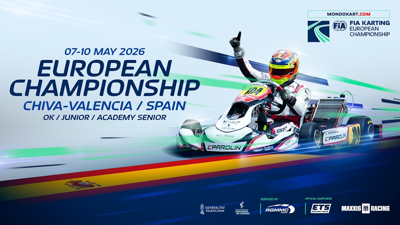 FIA Karting European Championship 2026 Ok, Junior & Academy Senior - Race 2 Valencia / Spain (Sat)