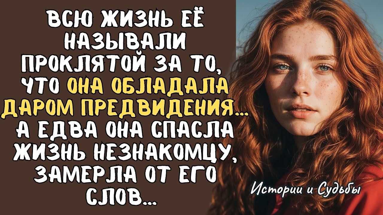 Её называли ПРОКЛЯТОЙ за то, что она обладала ДАРОМ ПРЕДВИДЕНИЯ… А едва она спасла незнакомца...