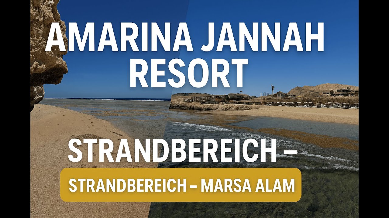 Amarina Jannah Resort - Strandbereich - Marsa Alam