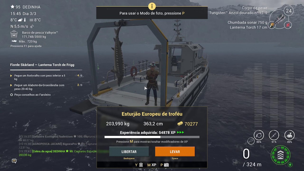 Pesca fishing Planet  fiorde skarland laterna toch de frigg