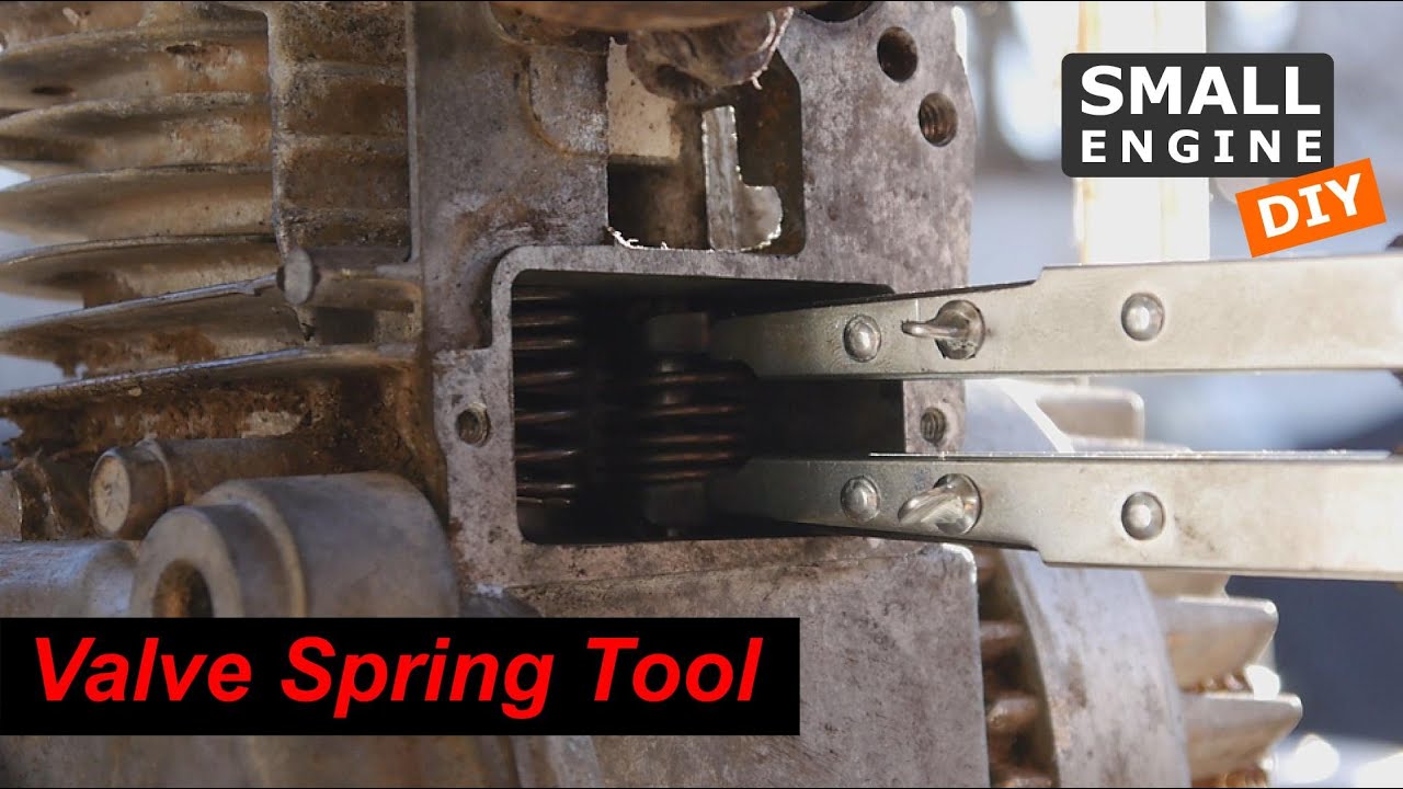 Using a Valve Spring Compressor on a Briggs & Stratton Engine