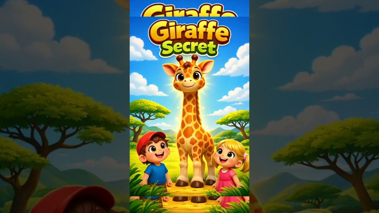 Giraffe Long Neck Secret | Kids Animal Conversation | Kid Bites Alert