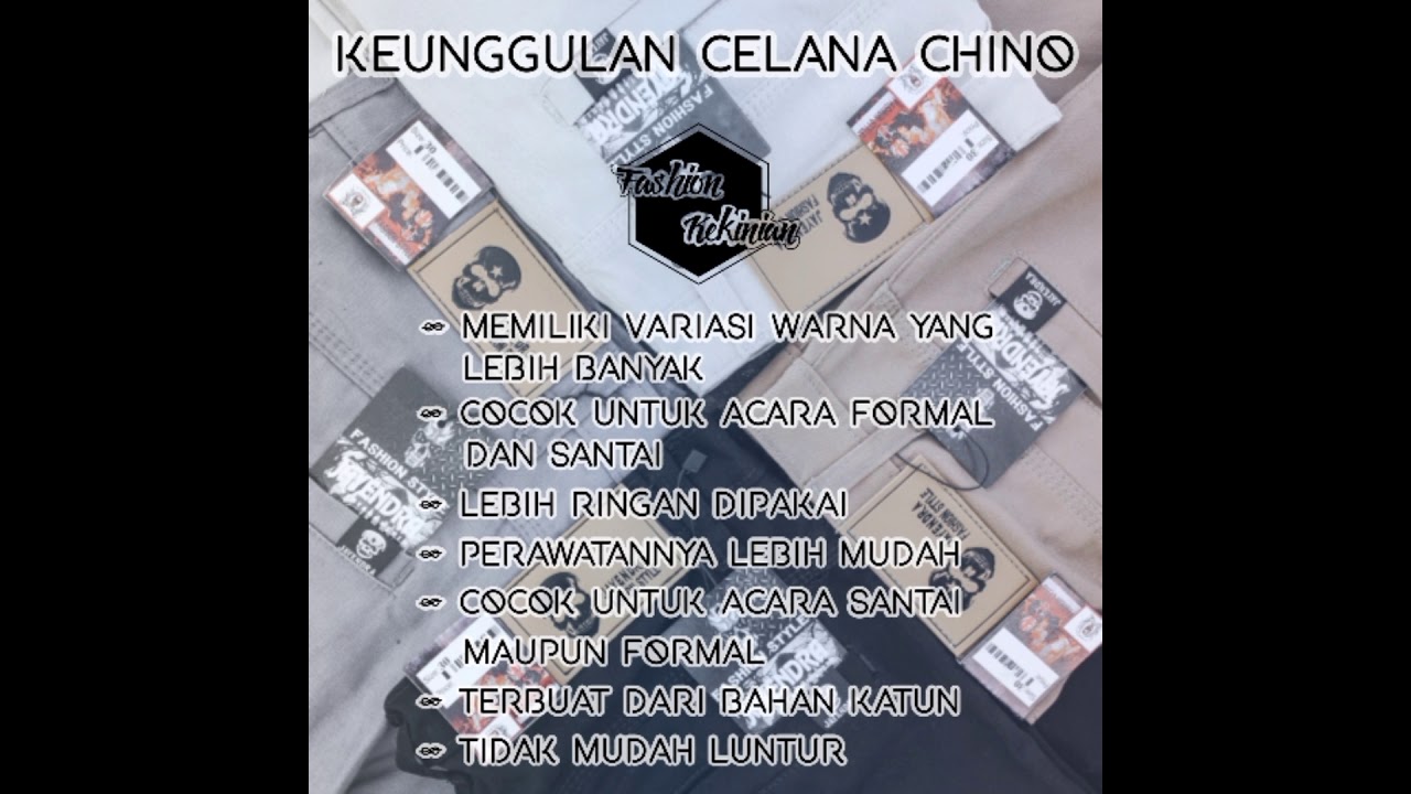 Celana Chino Pria Panjang Big Size Celana Panjang Chinos Original Asli Distro Lembut Berkualitas