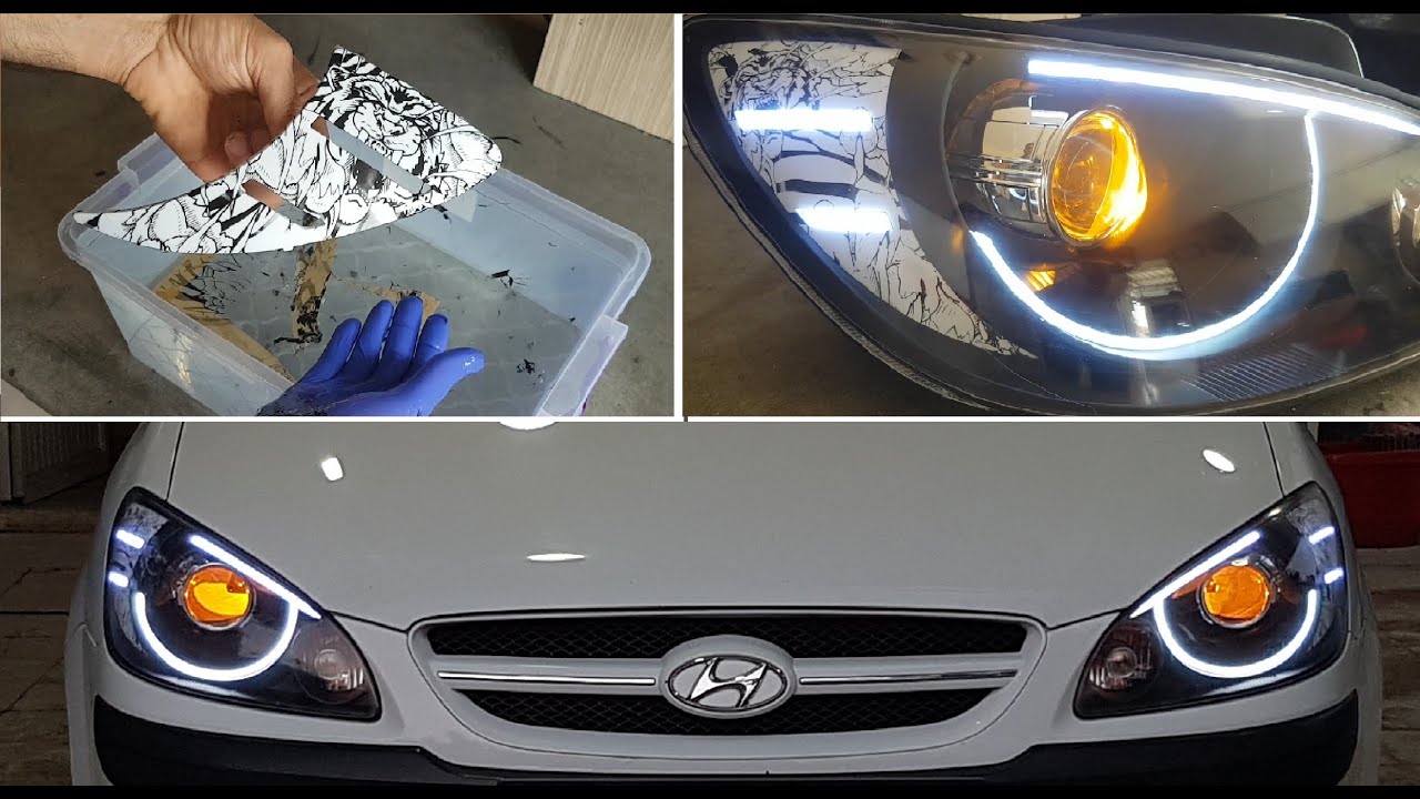 Как это сделано Hyundai Getz Bi Xenon // Светодиодное приложение