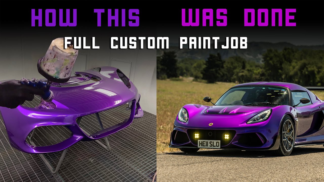 Custom Repaint on my Lotus Exige - HOW IT WAS DONE!