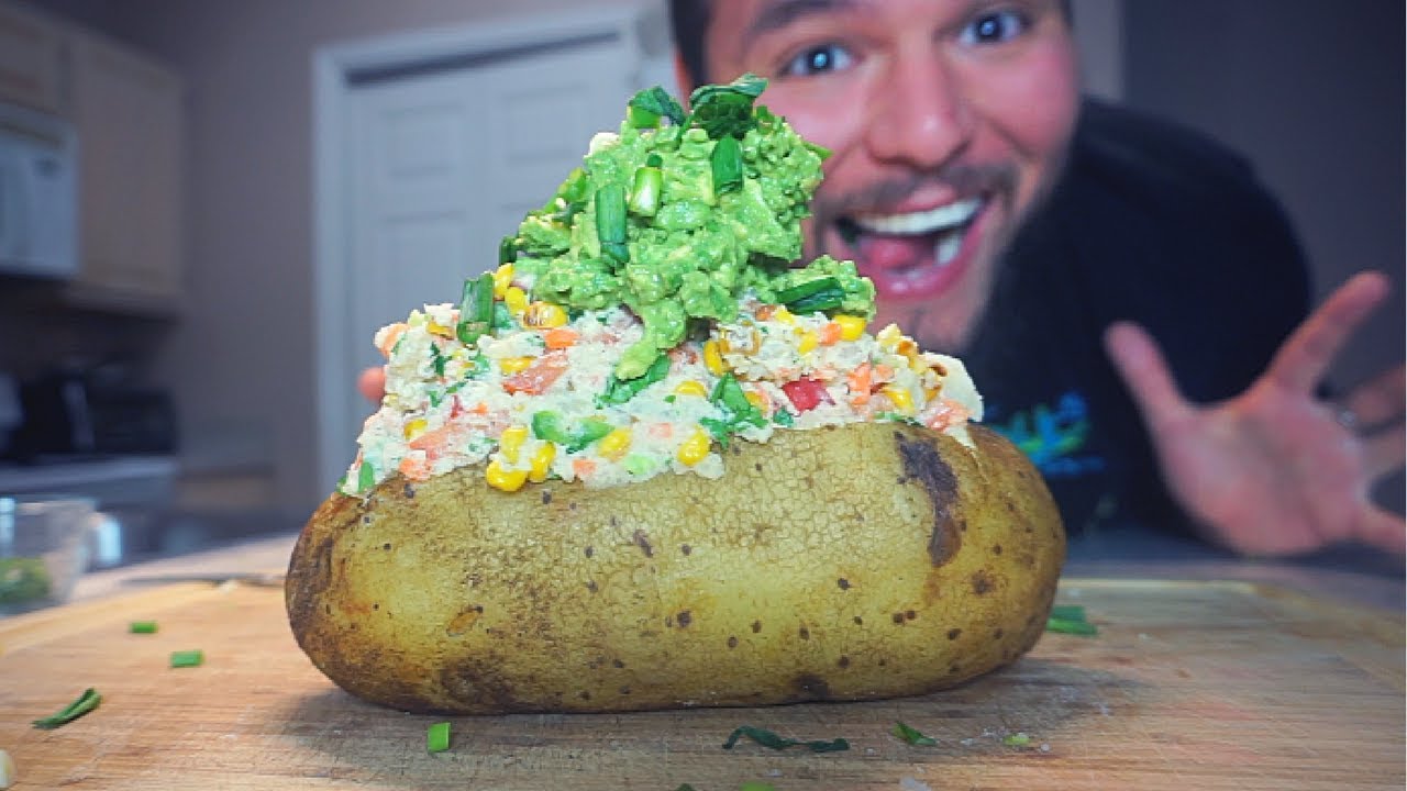 PAPA VEGANA RELLENA Y CREMOSA