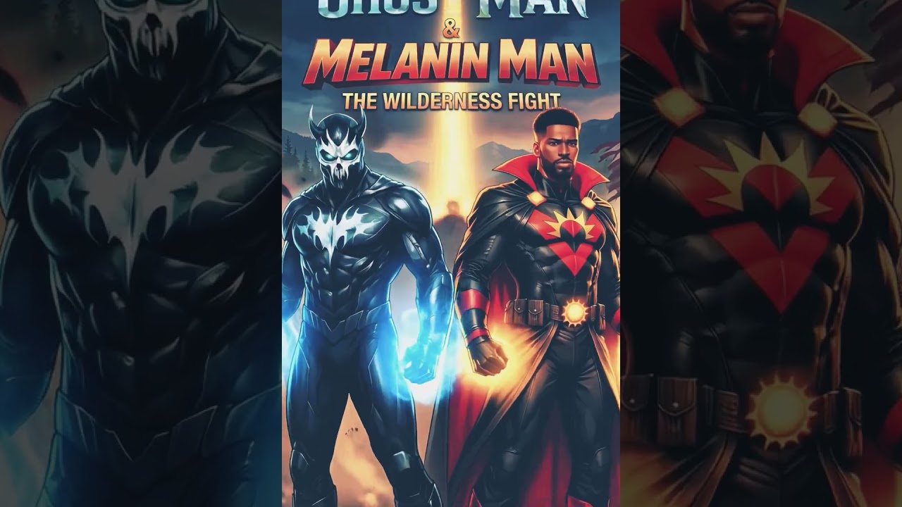 MELANIN MAN AND GHOST MAN CLASH! #ANIMATED #SHORT #FILM#SHOOT #YA #SHOTTZ #PRODUCTIONS!