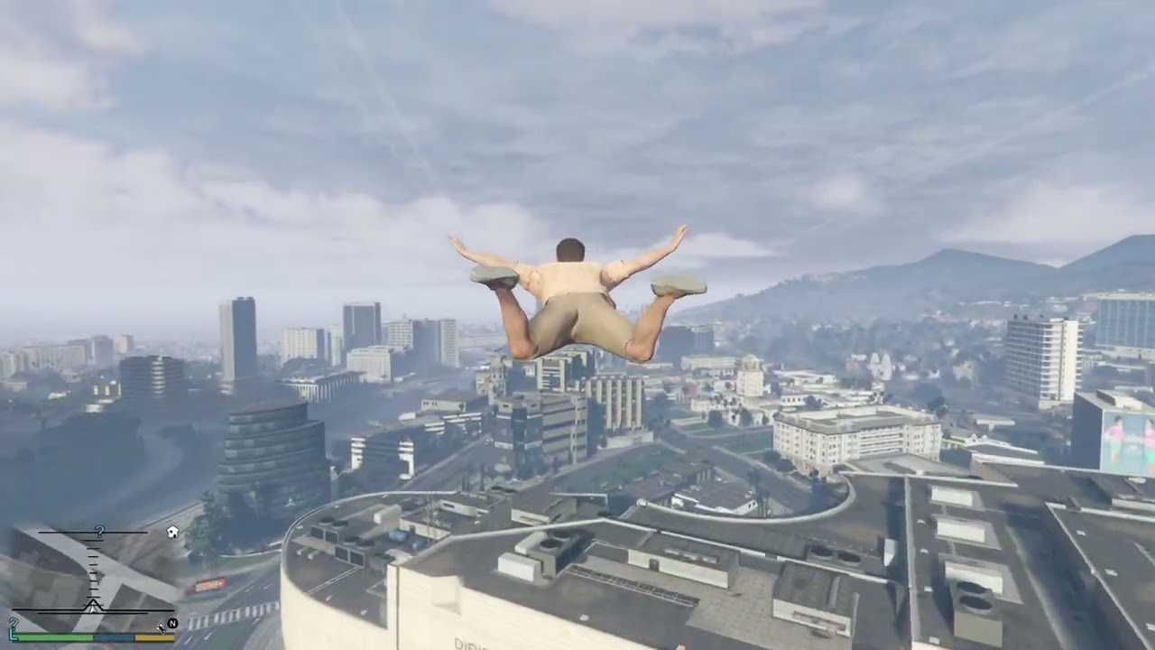 Grand Theft Auto V but i found hacks as Michael franklin and trevor