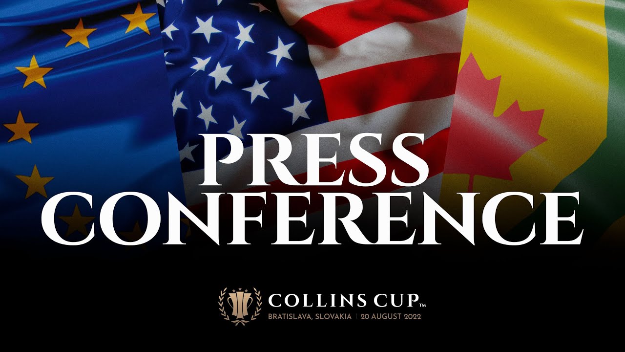 2022 Collins Cup Press Conference LIVE 🎙