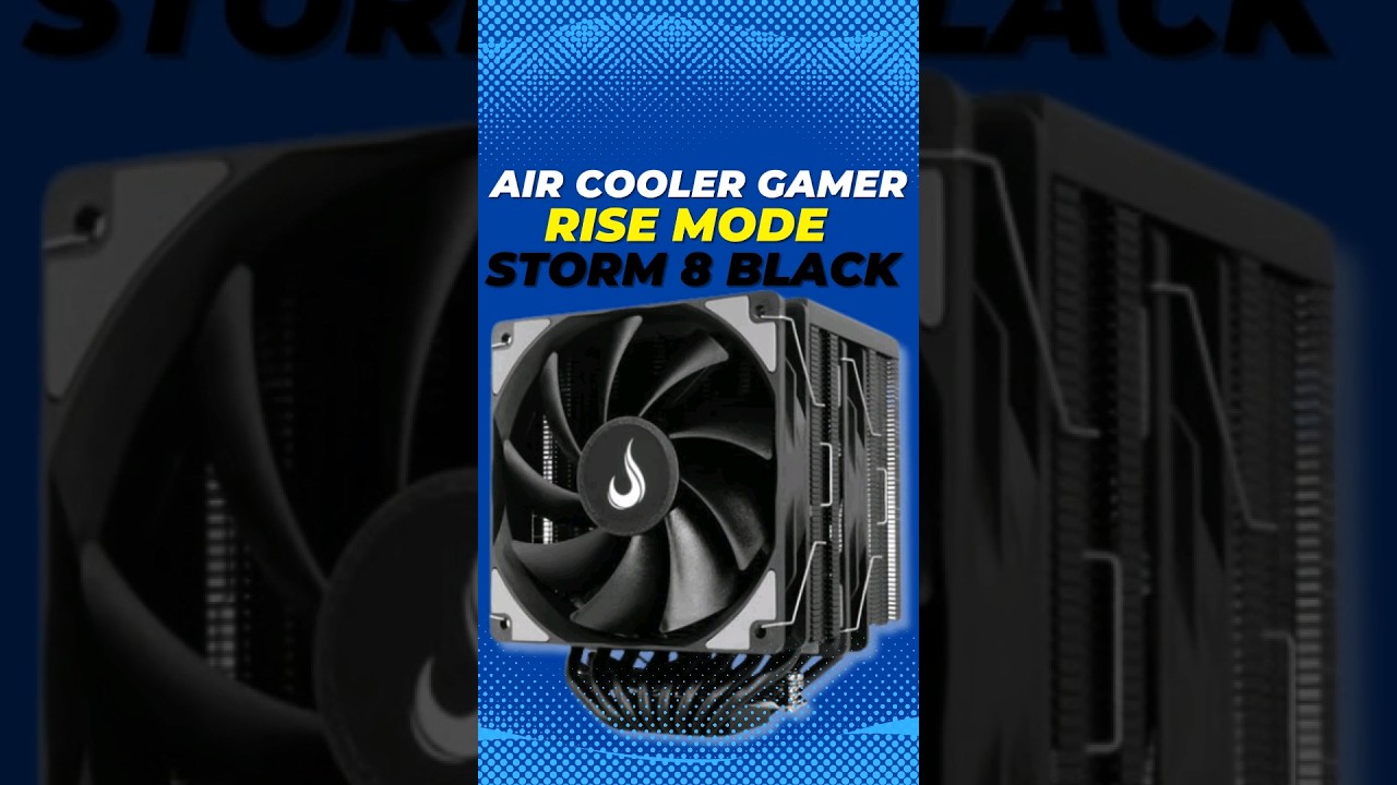 AIR COOLER GAMER STORM BLACK - RISE MODE - RM-ACST-B