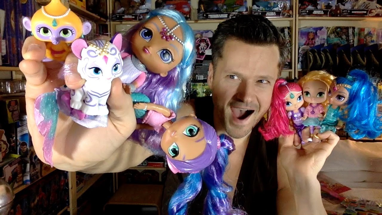 Shimmer & Shine Magic Mermaid Nila, Princess Samira, Tala, Nahal Figure Doll Unboxing Review