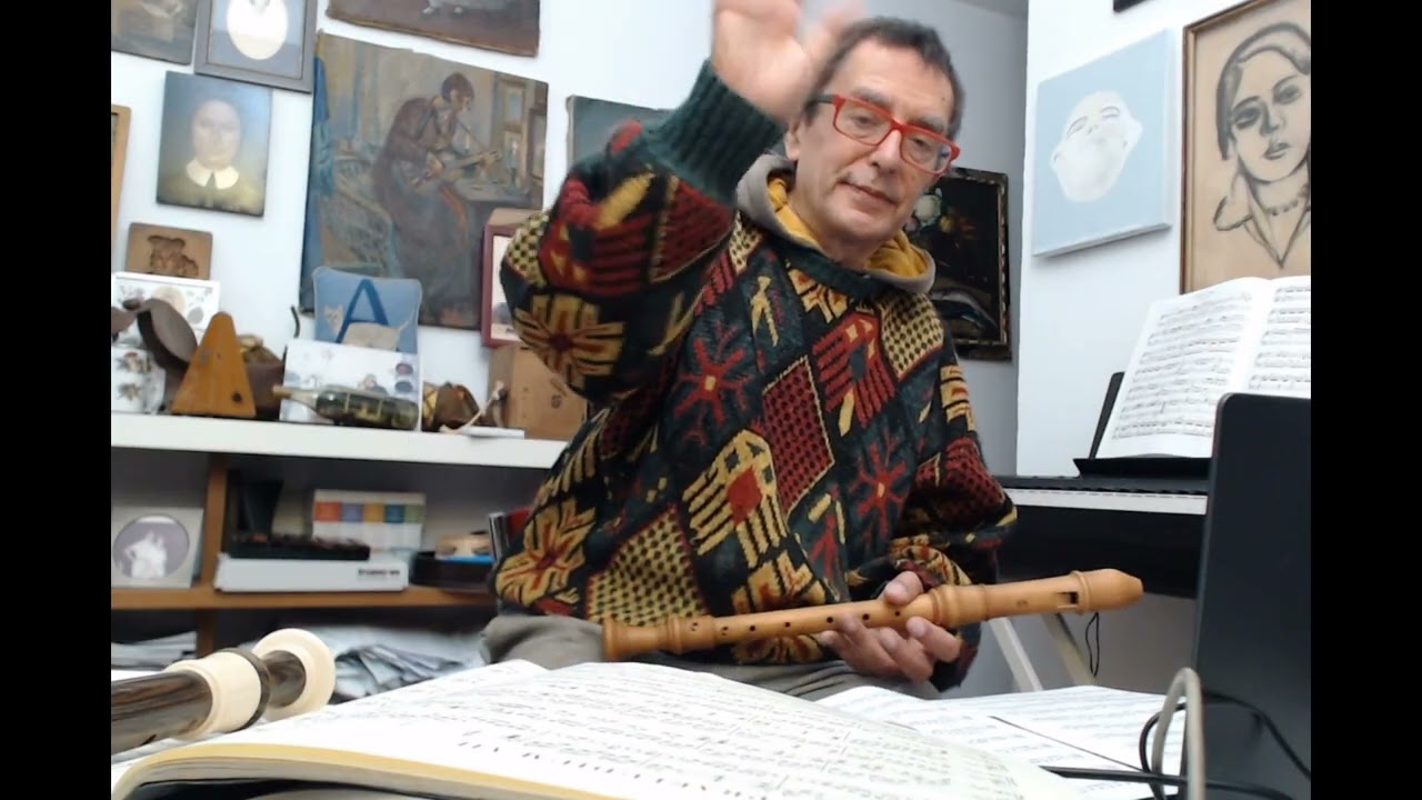 J. S. Bach, Praeludium VII, BWV 876, WTC II, for alto recorder