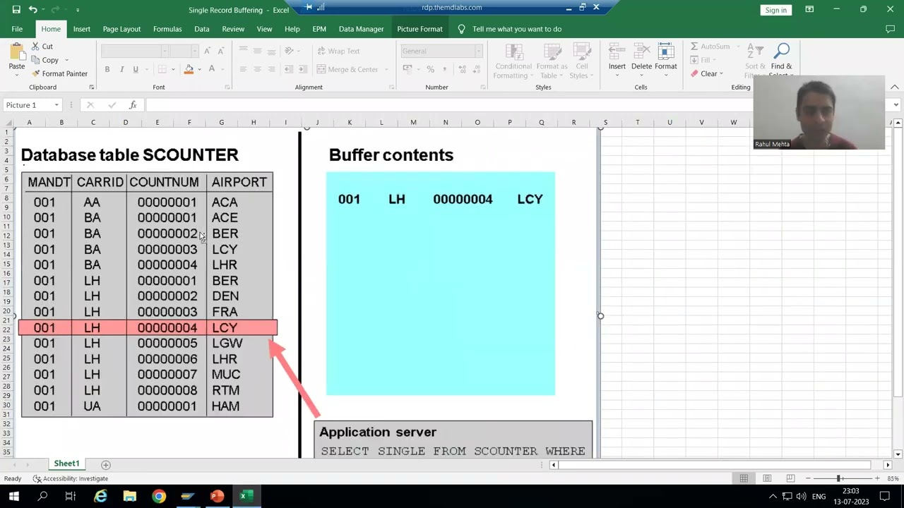 39 - ABAP Dictionary - Table Buffering - Single Record Buffering Part1