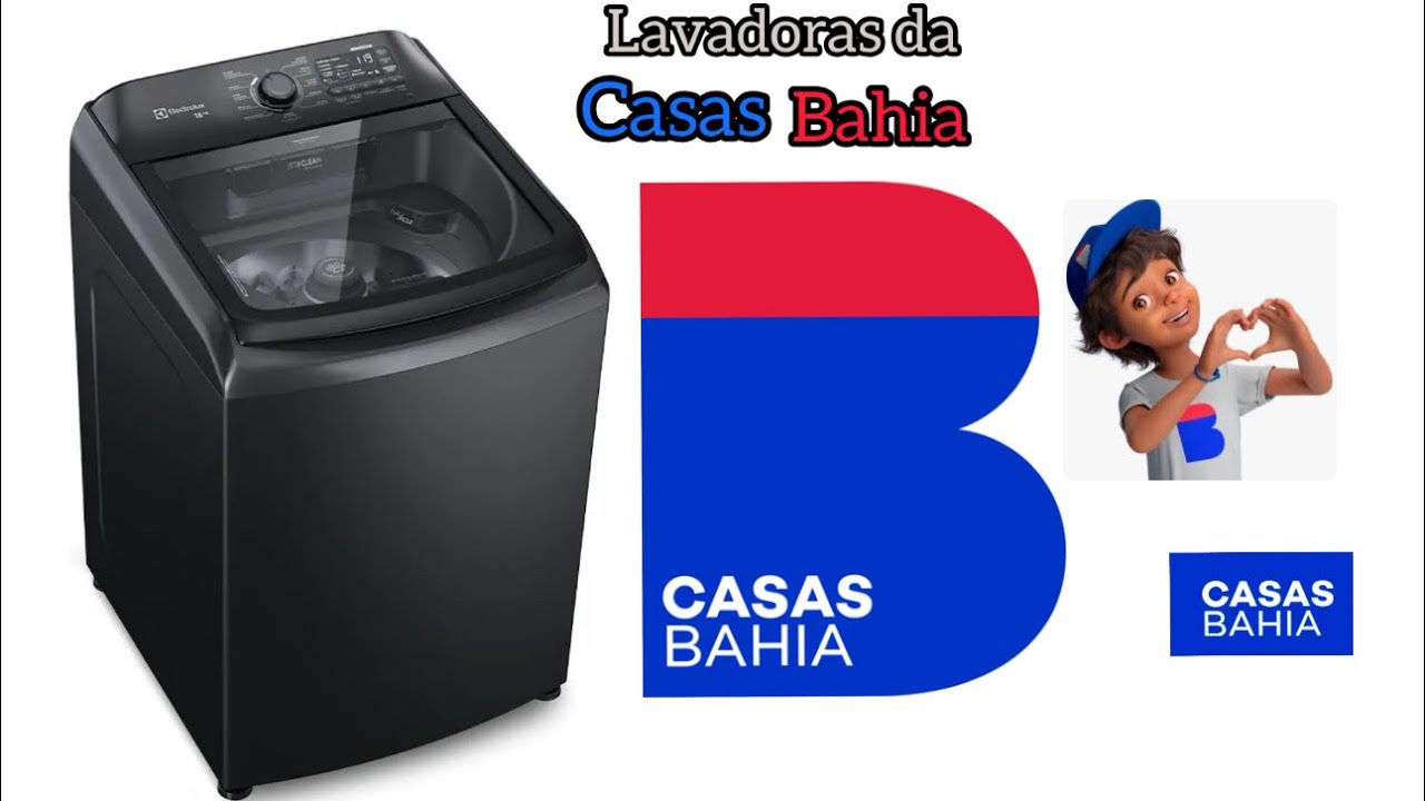 Lavadoras da casas Bahia