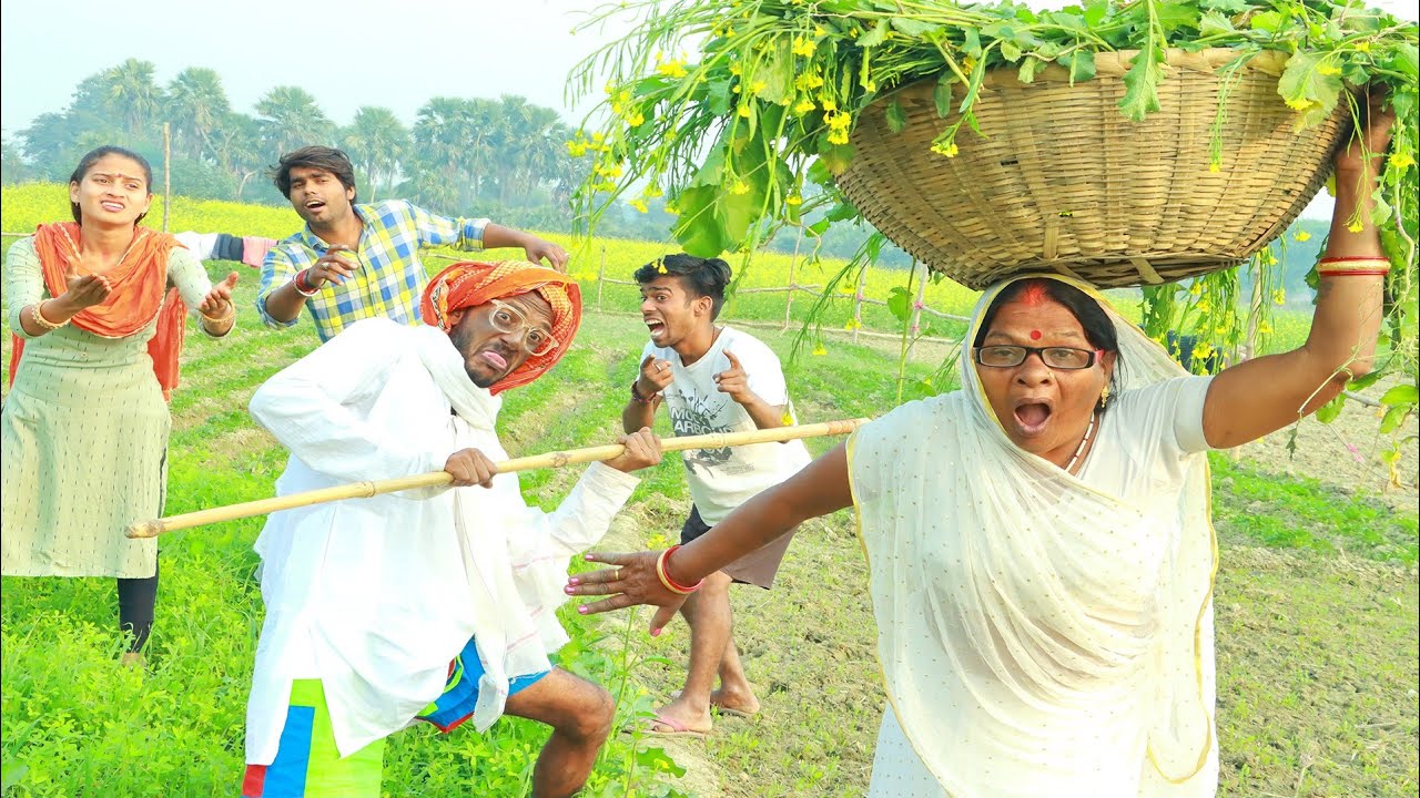 #चिरकुटवा क मेहरारू बनल घास करनी चोर! गांव मे मचल सोर चिरकुटवा हुआ बेहोश#new comedy Chirkut Baba2022
