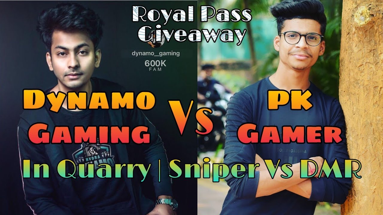 P.K GAMER Vs Dynamo Gaming + Alpha Clasher In Quarry | Sniper Vs DMR Shaktimaan Gaming