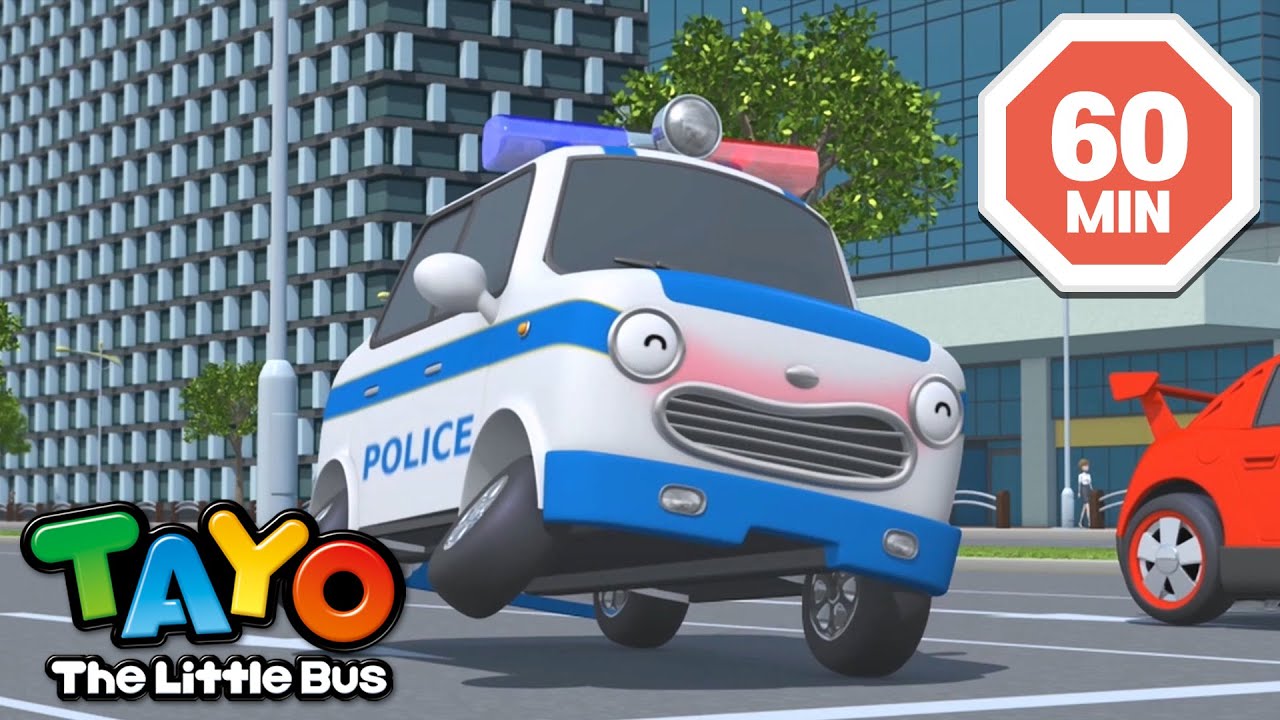 [60分] タヨ 人気エピソード🚌 l むずむずかゆい！ l パトカーアニメ l ちびっこバス タヨ